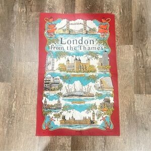 FINAL PRICE Vintage London Tea Towel
